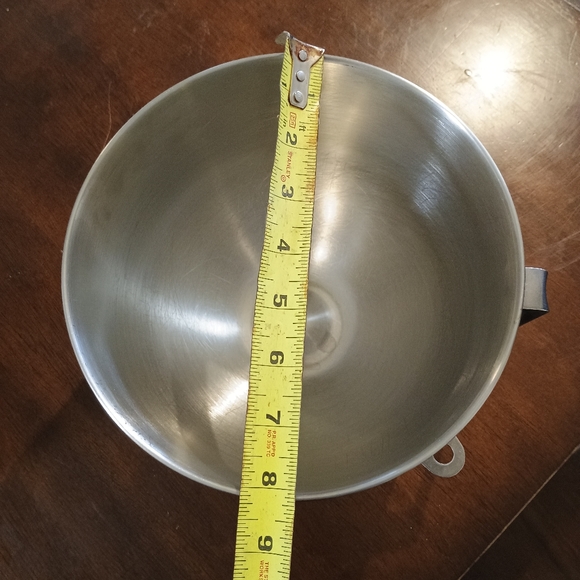 KitchenAid Stand Mixer 5 Quart Lift Stainless Steel Mixing Bowl Replacement - Picture 7 of 7